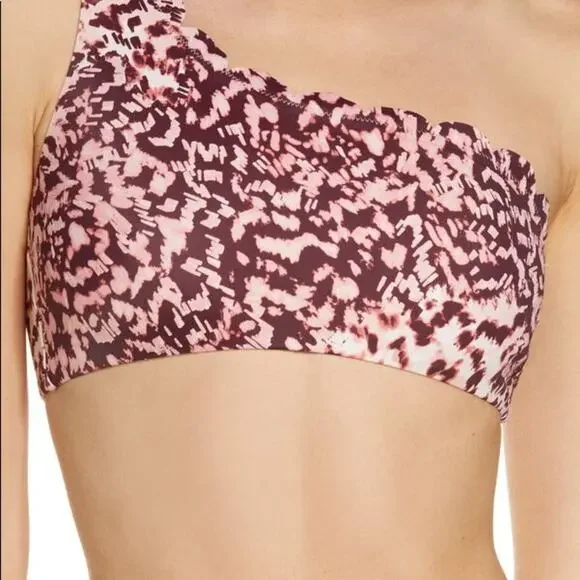 NWT Gorgeous Chelsea28 scalloped bikini top medium - Picture 6 of 9